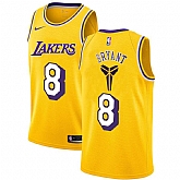 Lakers 8 Kobe Bryant Yellow Nike Swingman Jersey Dyin,baseball caps,new era cap wholesale,wholesale hats
